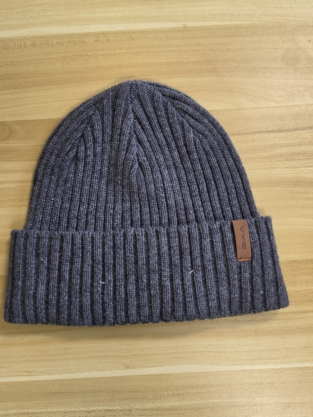 Bula Rib Knit Fold Beanie - Unisex
